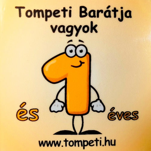 1-es hűtőmágnes