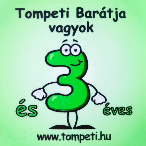3-as hűtőmágnes